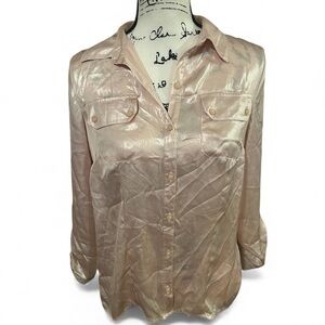 Elementz Blush Pink Button Up Shirt